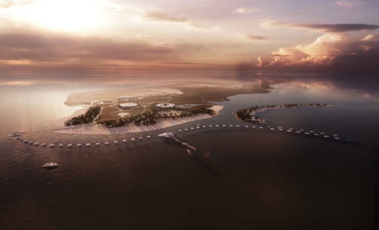 Nakheel- Waterfront Aerial Development View
