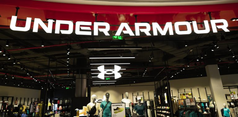 Under Armour- Glass Mounted UA Logos