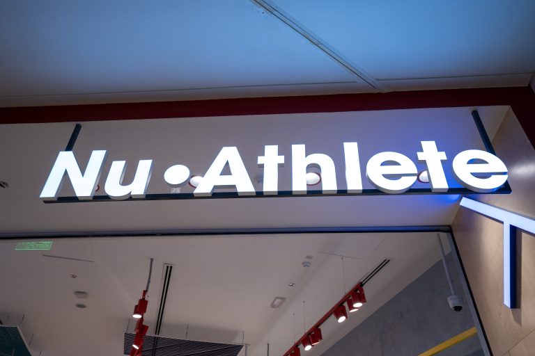 Nu.Athlete- Entrance Acrylic Sign