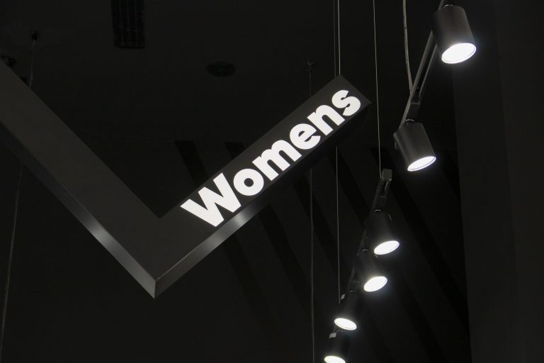 Dropkick D5- Hanging Sign Suspended Chevron RGB Lighting