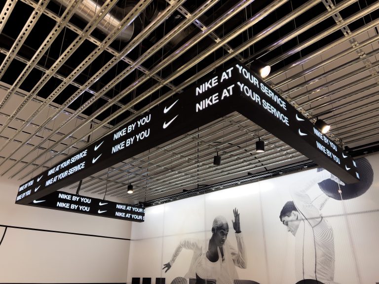 NIKE D5- Suspended LED Ticker Tape