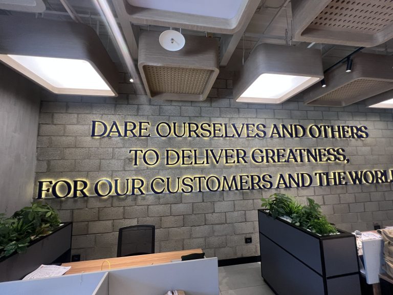 GMG- Illuminated Acrylic Letters