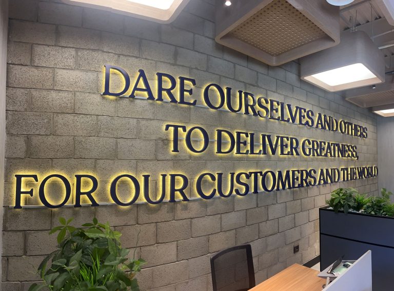 GMG- Illuminated Acrylic Letters