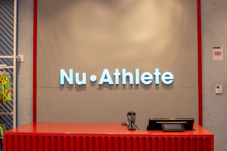 Nu-Athlete- Cashdesk Sign