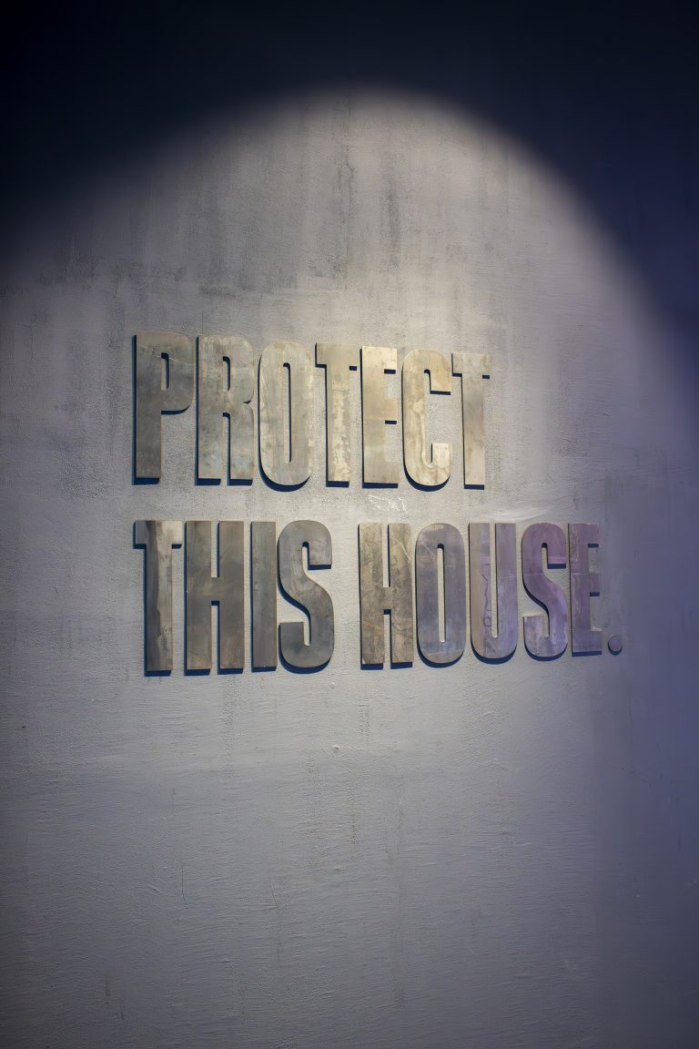 Under Armour- Rust Finish Internal Signs