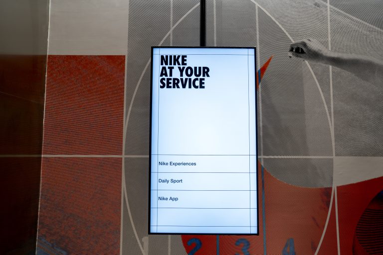 NIKE Alex- LCD Vertical Information Display